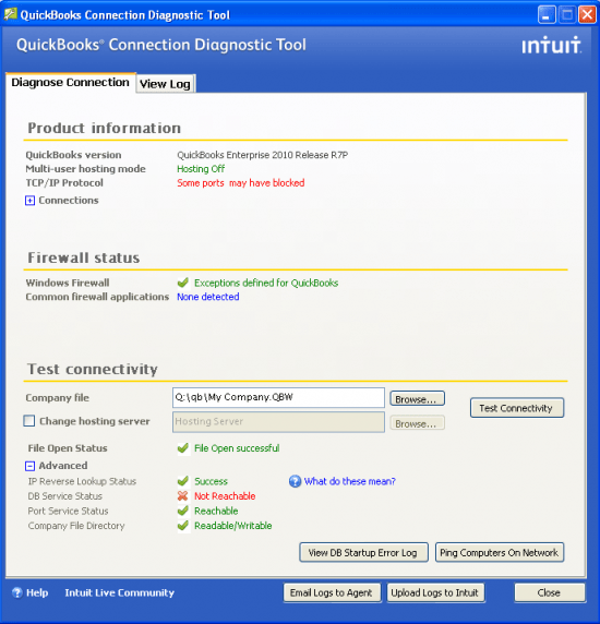 Download Quickbooks Connection Diagnostic Tool